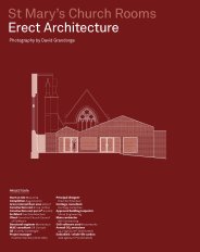 St Mary's church rooms. Erect architecture. AJ Specification 07.2021