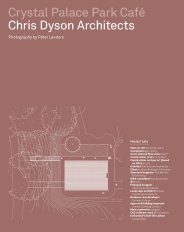 Crystal Palace Park Café. Chris Dyson Architects. AJ Specification 02.2022