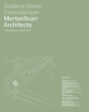 Golders Green Crematorium. MortonScarr Architects. AJ Specification 04.2022