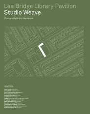 Lea Bridge Library Pavilion. Studio Weave. AJ Specification 10.2022