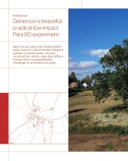 Generous is beautiful: a radical low-impact Para 80 experiment. AJ 02.2023