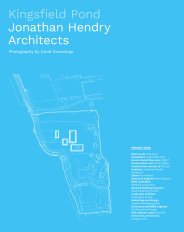 Jonathan Hendry Architects. Kingsfield Pond. AJ specification 05.2023