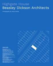 Highgate house. Beasley Dickson Architects. AJ Specification 06.2023