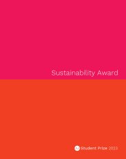 Student prize 2023 - sustainability award. AJ 09.2023
