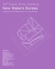 32° East arts centre. New Makers Bureau. AJ Specification 10.2023