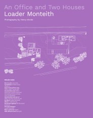 An office and two houses. Loader monteith. AJ Specification 10.2023