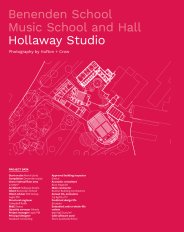 Benenden School Music School and Hall. Hollaway Studio. AJ Specification 11.2023
