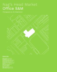 Nag’s Head Market. Office S&M. AJ Specification 03.2024