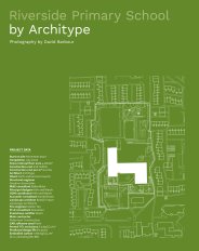 Riverside primary school. Architype. AJ Specification 08.2024