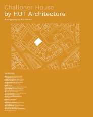 Challoner House. HUT Architecture. AJ Specification 10.2024