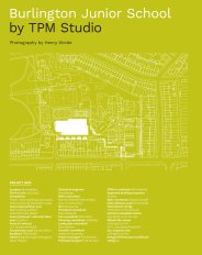 Burlington Junior School. AJ Specification 03.2026