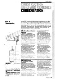 Condensation: Part 2 the remedies. AJ 16.4.86