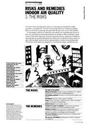 Indoor air quality: Part 1 the risks. AJ 10.6.87