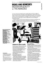 Indoor air quality: Part 2 the remedies. AJ 17.6.87