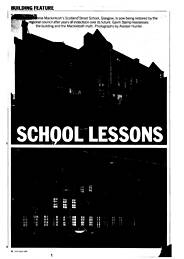 Scotland Street school, Glasgow. AJ 6.4.88
