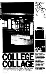 Jacob Kramer College, Leeds. AJ 1.5.85