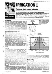 Irrigation 1: technical study: general principles. AJ 12.3.80