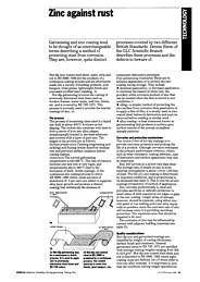 Zinc against rust. AJ 16.02.83