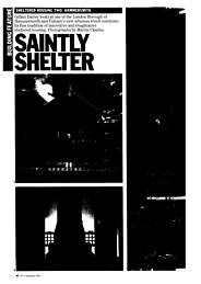 Saintly shelter. AJ 11.09.85