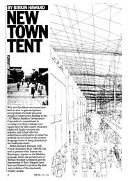 New town tent. AJ 01.06.83