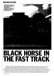 Black horse in fast track. AJ 13.01.88