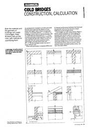 Cold bridges. Construction, calculation. AJ 27.01.88