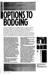 Options to bodging. AJ 28.08.85