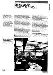 Office design, towards the 1990s. AJ 05.04.89