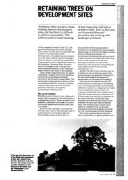 Retaining trees on development sites. AJ 19.02.86