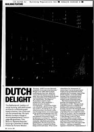 Dutch delight, Tradition of social housing. AJ 13.6.90