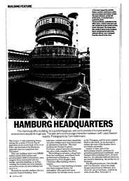 Hamburg headquarters. AJ 26.7.91