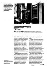 External walls: office. AJ 27.5.92