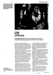 Lift: offices. AJ 29.4.92