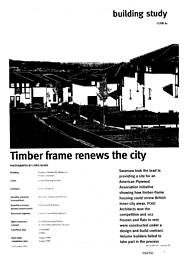 Timber frame renews the city: timber frame housing. AJ 14.10.92