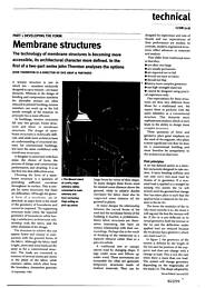 Membrane structures. AJ 16.09.92