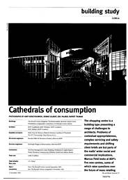 Cathedrals of consumption. Five new shopping centres. AJ 2.12.92