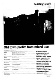 Old town profits from mixed use. AJ 16.12.92