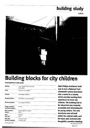 Building blocks for city children. AJ 18.11.92