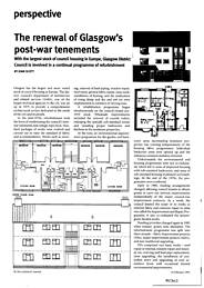 Renewal of Glasgow's post-war tenements. AJ 10.02.93