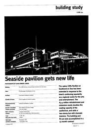 Seaside pavilion gets new life. AJ 6.1.93