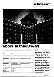 Modernising Strangeways. Strangeways Prison, Manchester. AJ 2.6.93