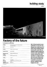 Factory of the future: Barr and Stroud opto-electronic equipment factory, Govan Rd, Glasgow. AJ 12.5.93