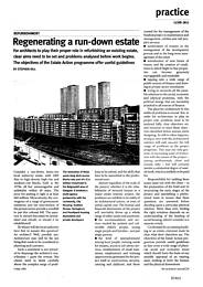 Refurbishment. Regenerating a run down estate. AJ 05.05.93