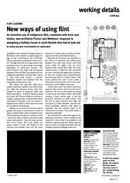 Flint cladding. New ways of using flint. AJ 17.3.93