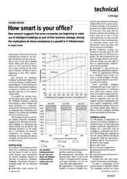 Future offices. How smart is your office? AJ 27.01.93