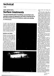 Visual concrete part 4. Surface treatments. AJ 09.12.92