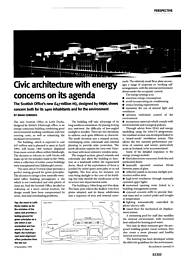 Civic architecture with energy concerns on its agenda. AJ 08.09.93