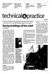 Buying buildings off the shelf. AJ 08.09.93