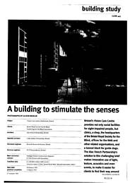 A building to stimulate the senses. AJ 27.10.93