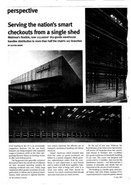 Serving the nation's smart checkouts from a single shed. AJ 21.07.93